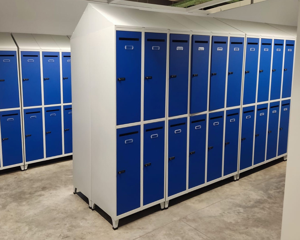 Taquillas metálicas con cerradura de combinación numérica